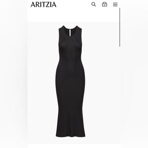 Black Sleeveless Maxi Dress